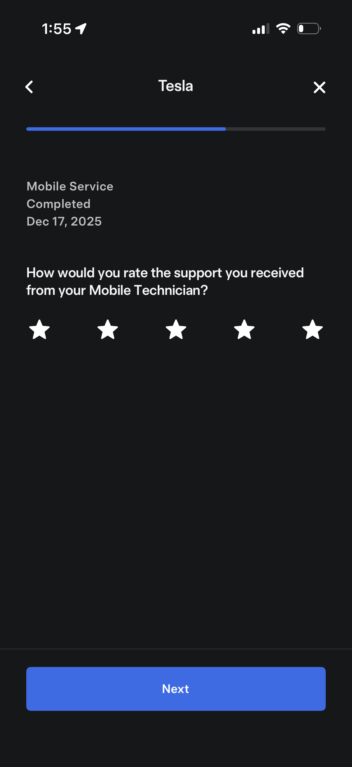 tesla app screenshot 7