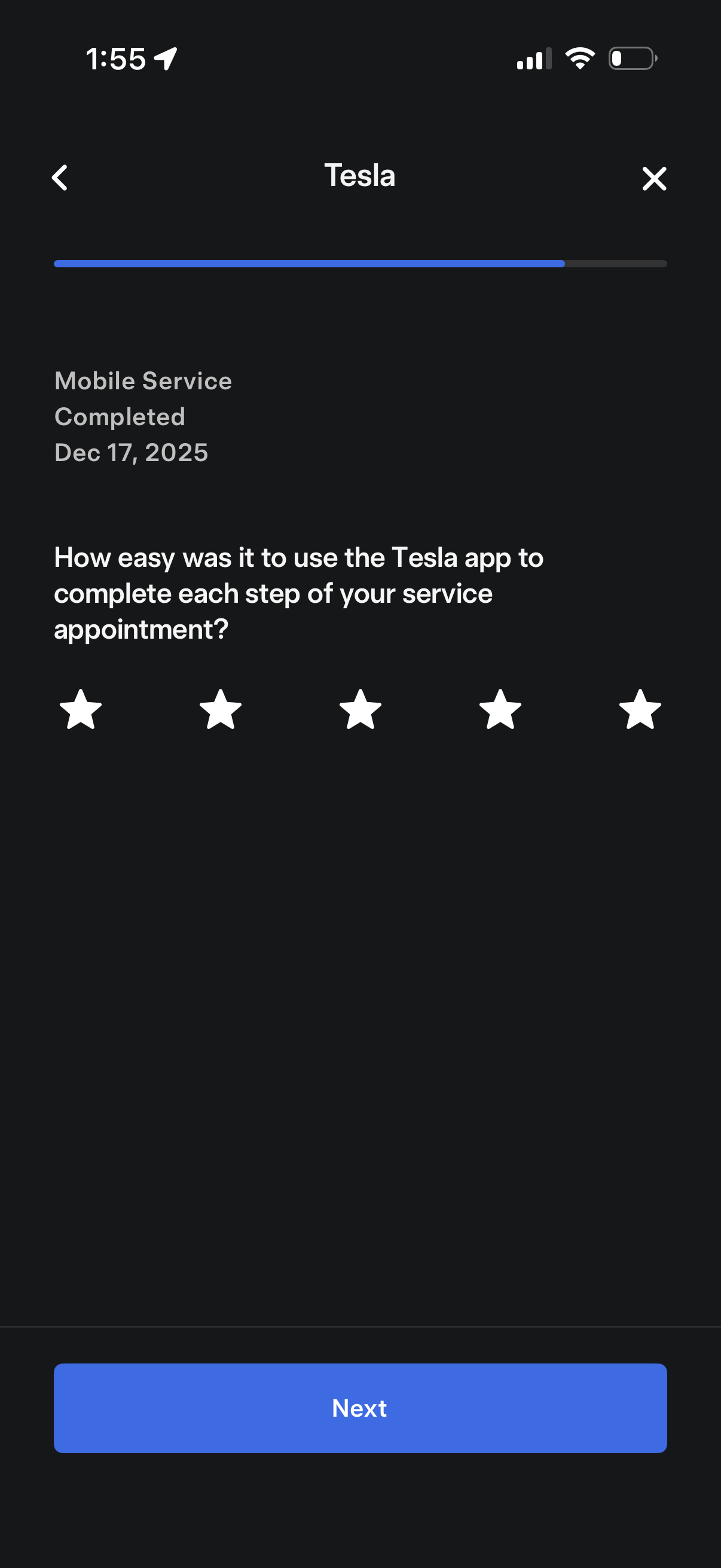 tesla app screenshot 5
