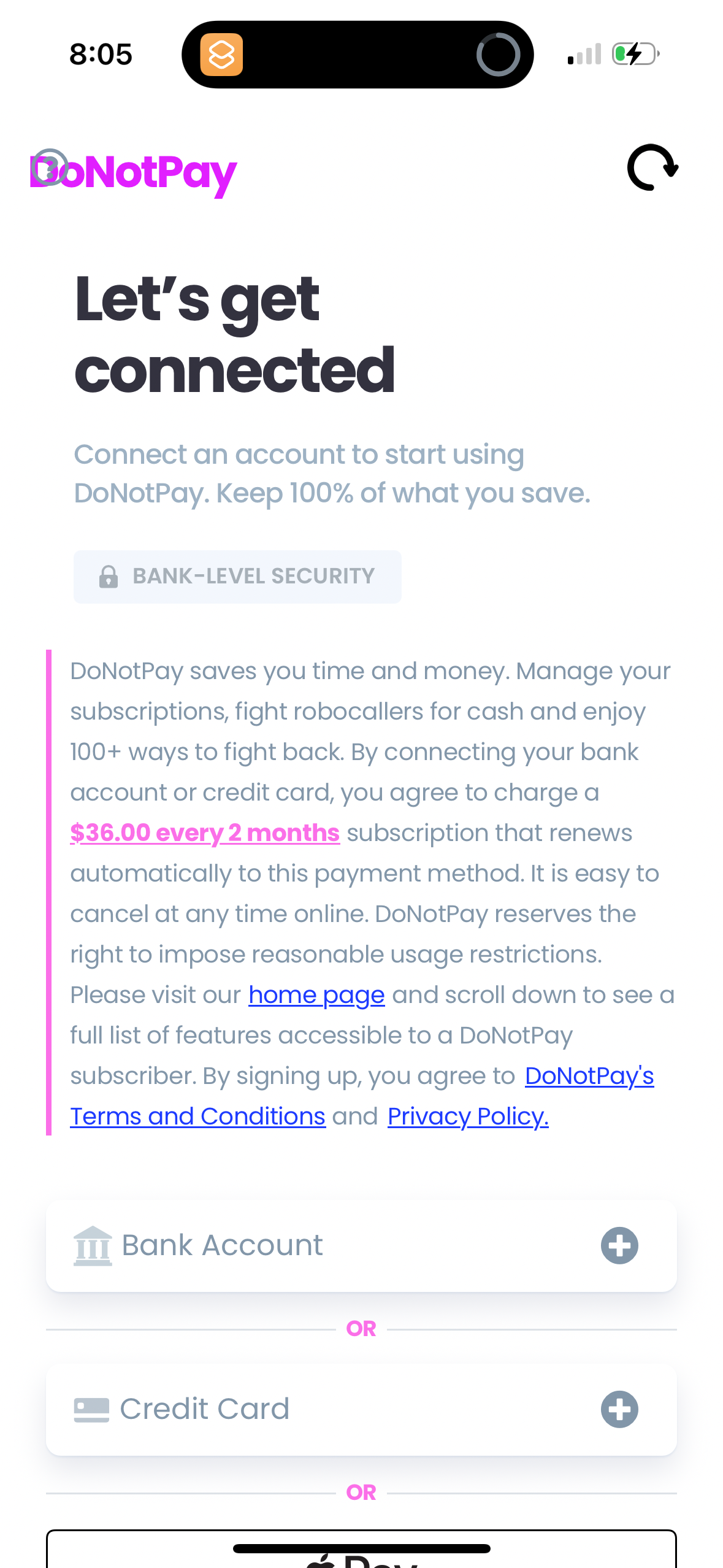 donotpay app screenshot 3