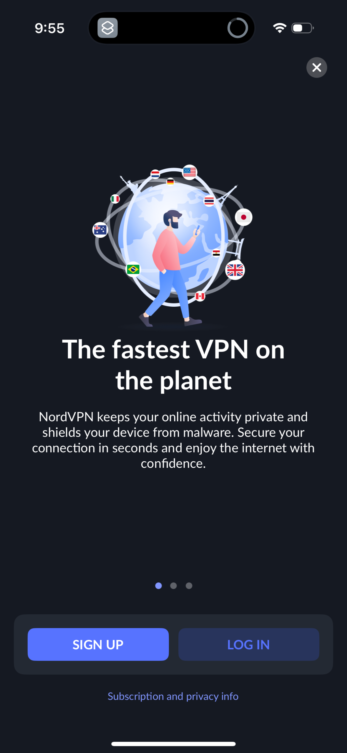 nordvpn app screenshot 5