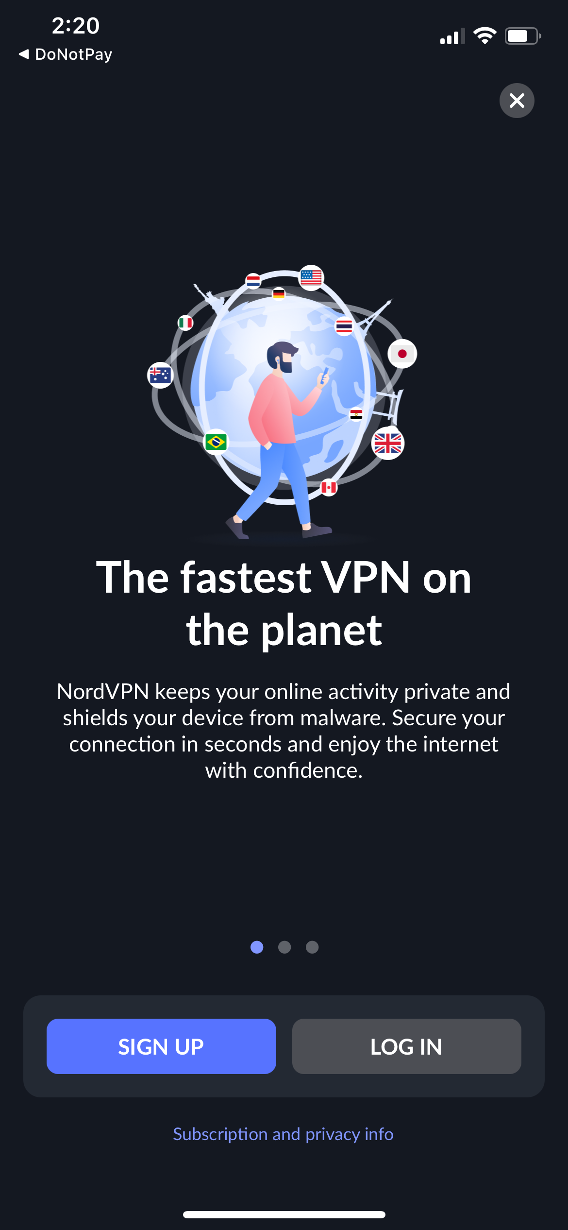 nordvpn app screenshot 49