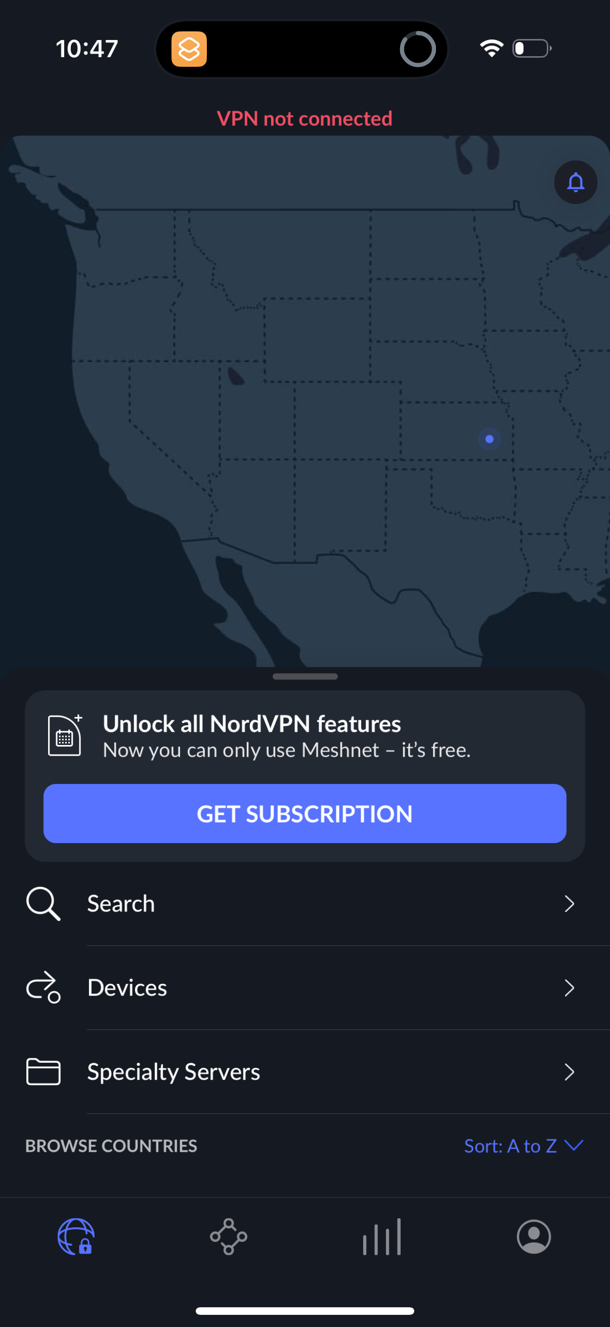 nordvpn app screenshot 13