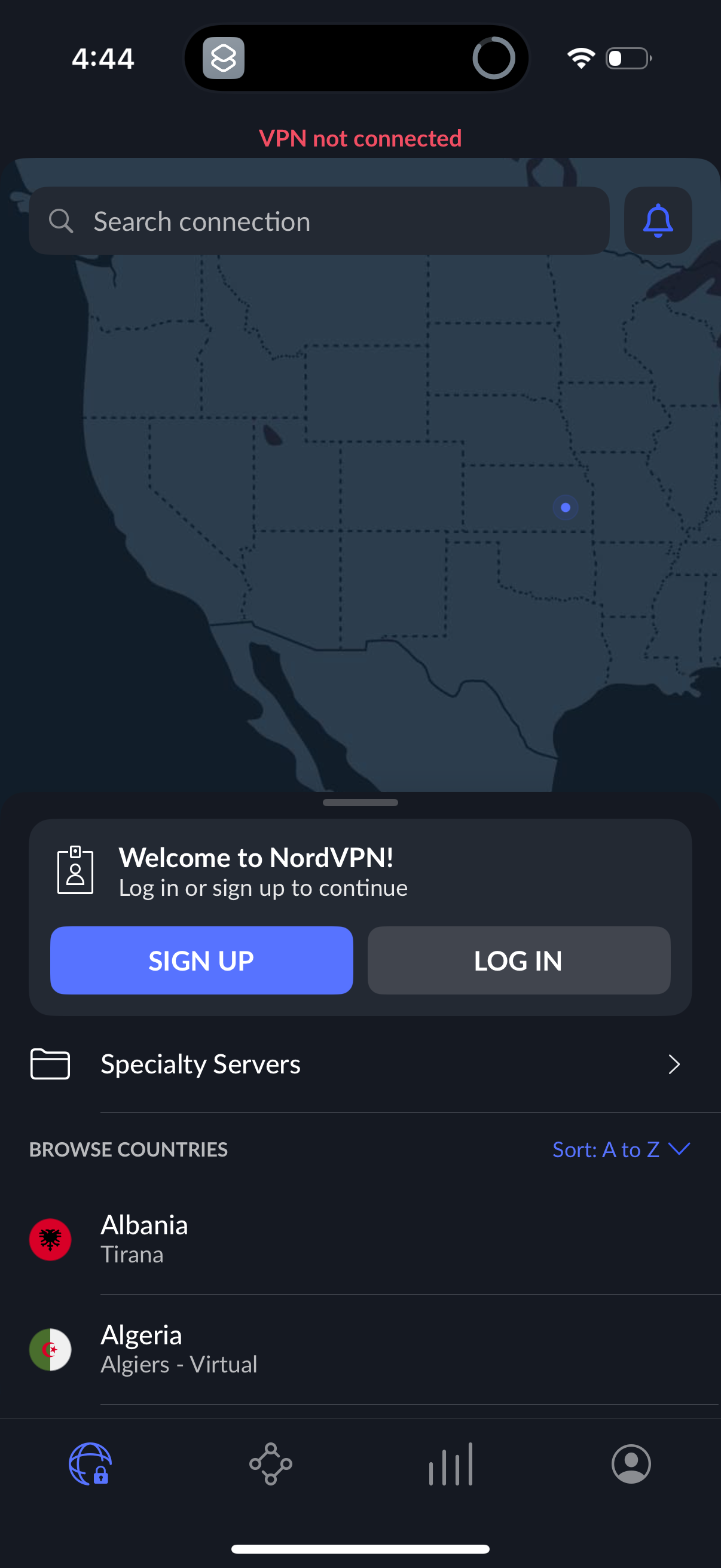 nordvpn app screenshot 7