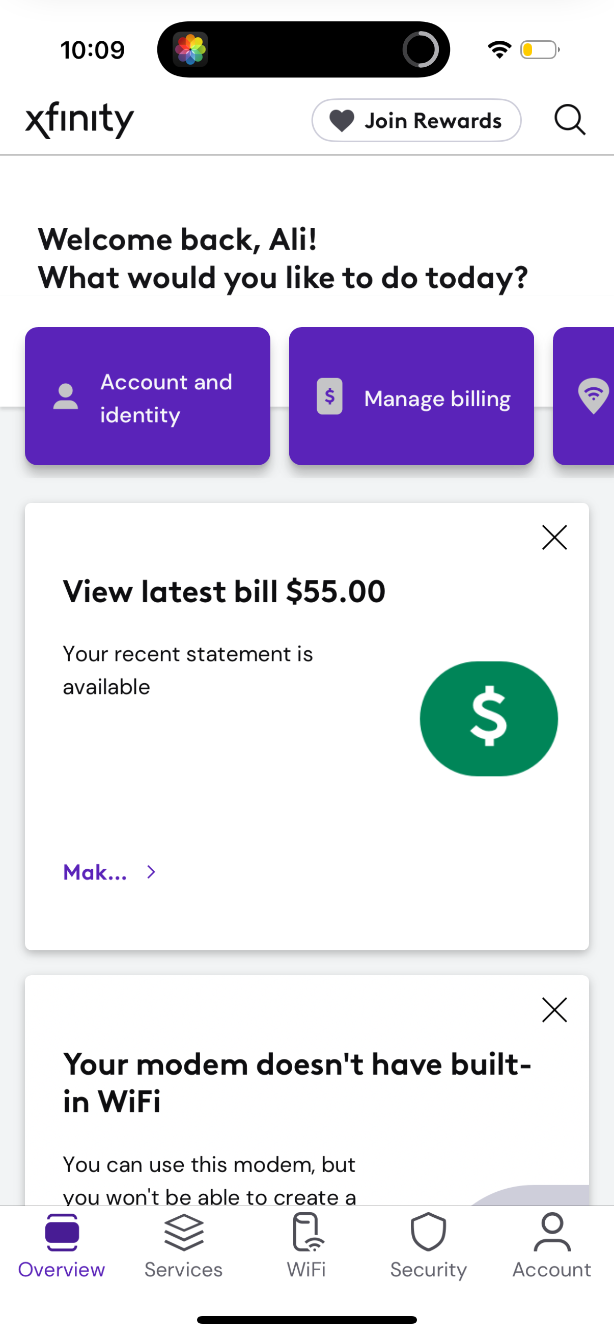 xfinity app screenshot 8