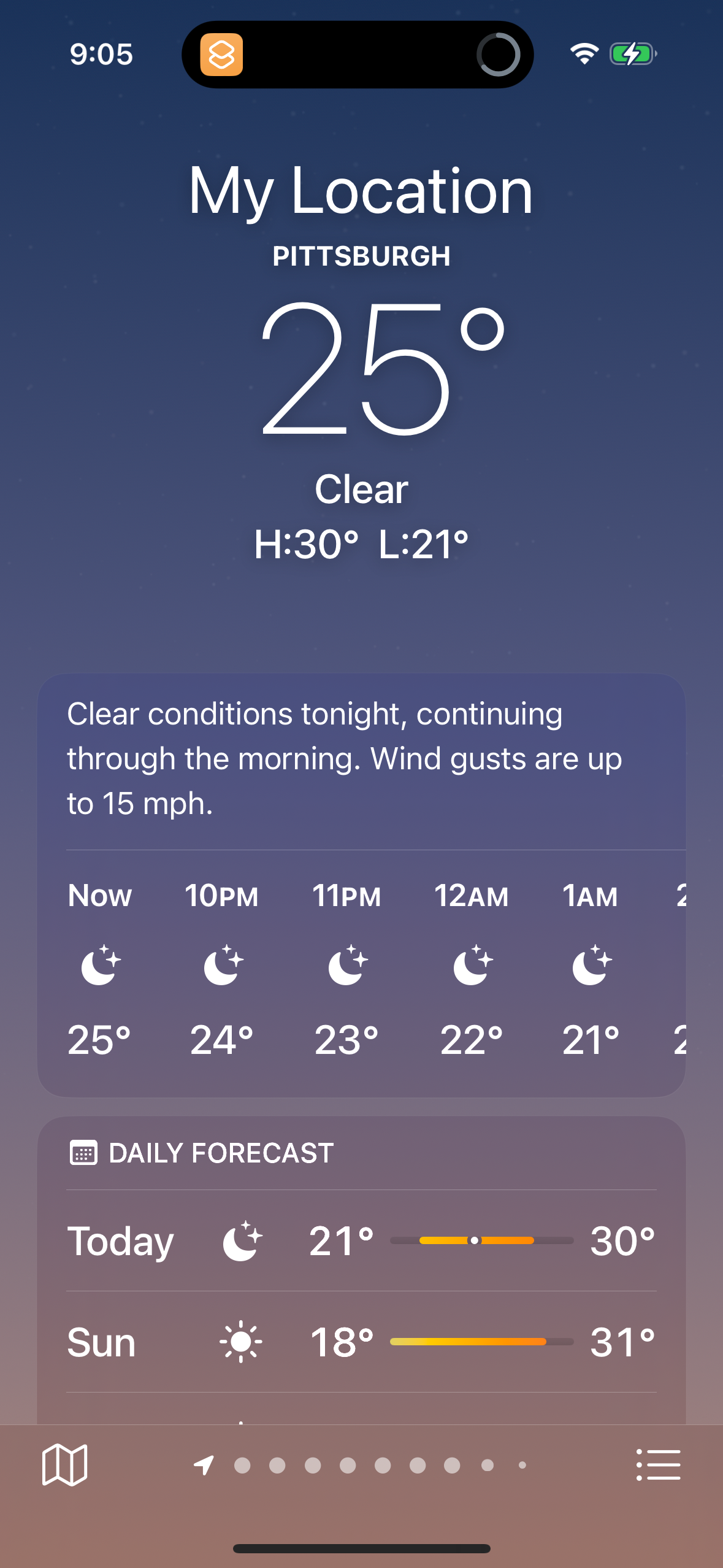 apple-weather app screenshot 12