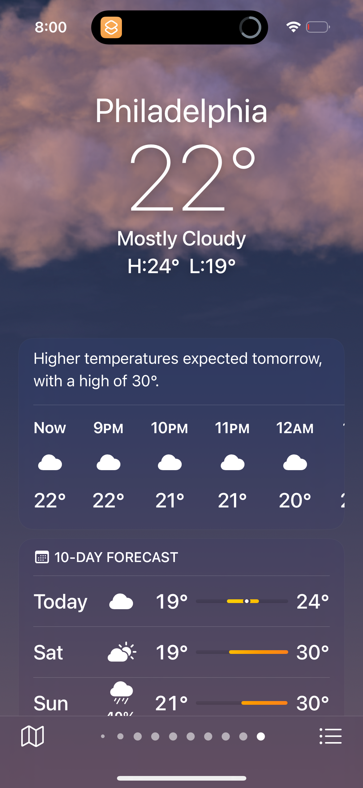 apple-weather app screenshot 10