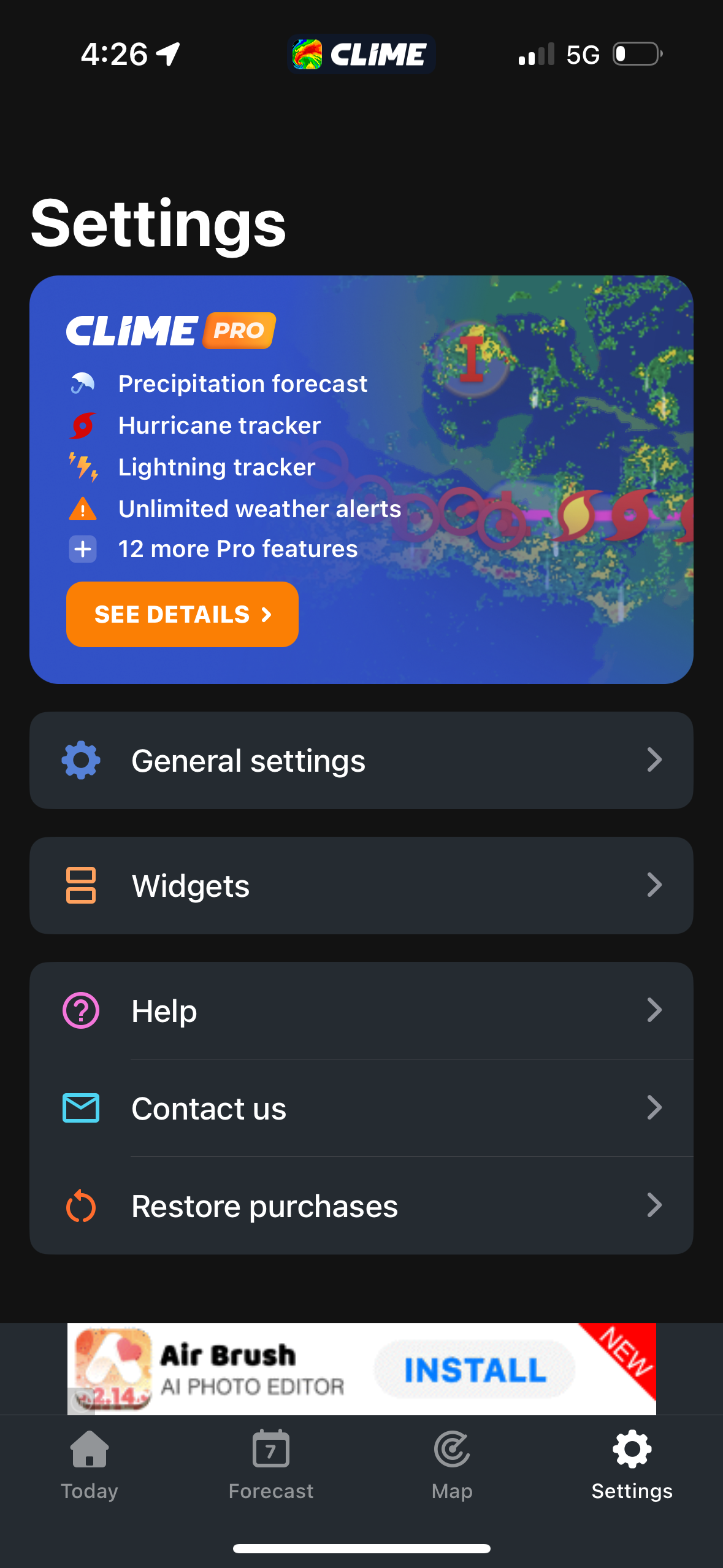 clime app screenshot 36