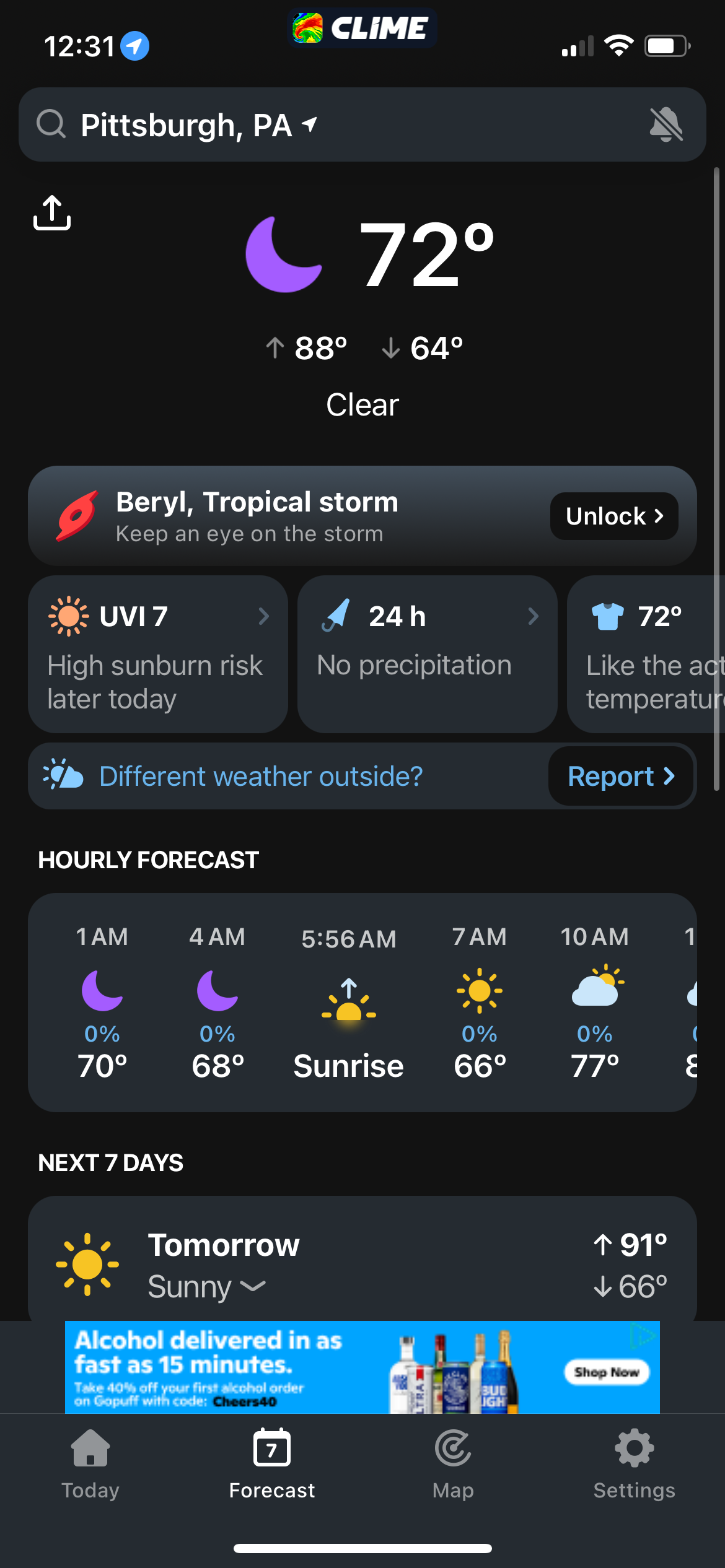 clime app screenshot 27