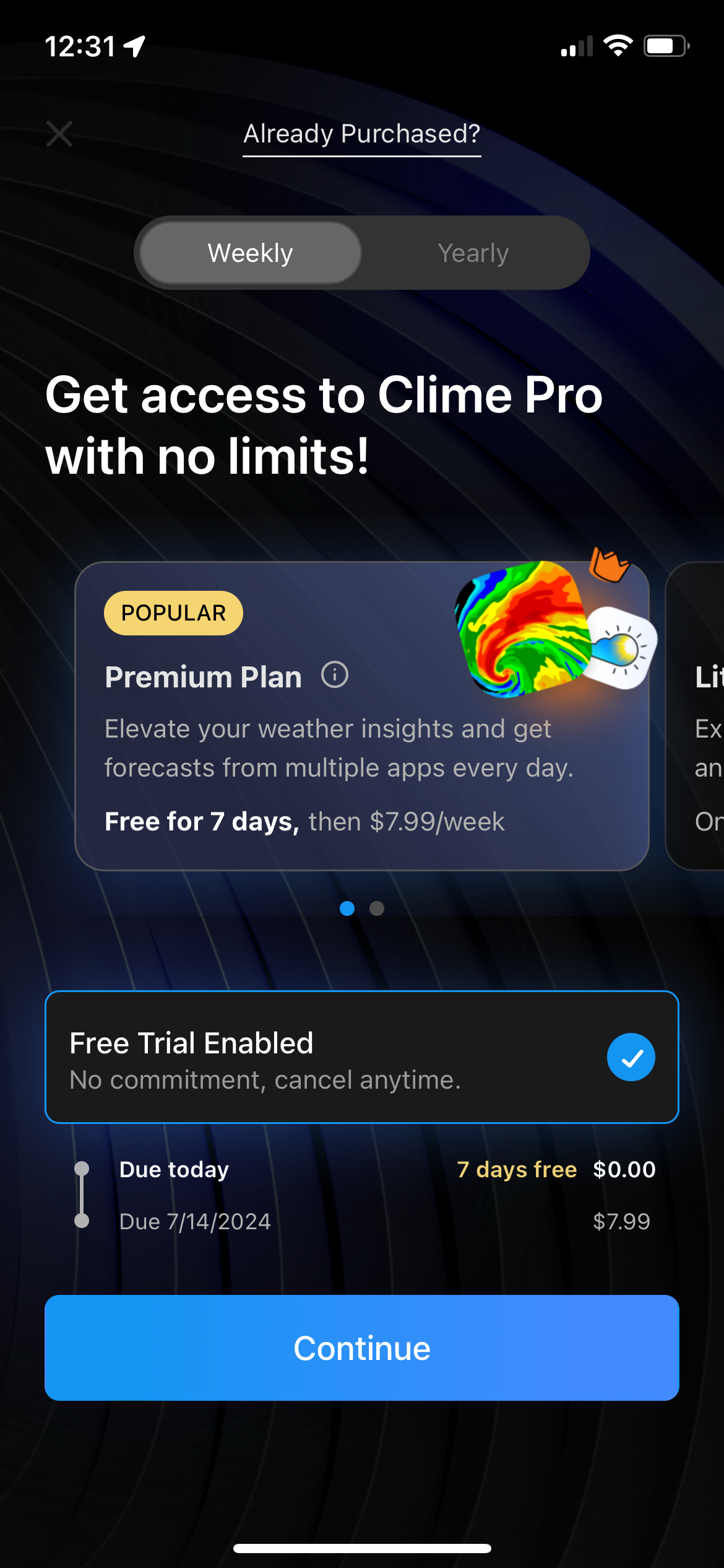 clime app screenshot 24