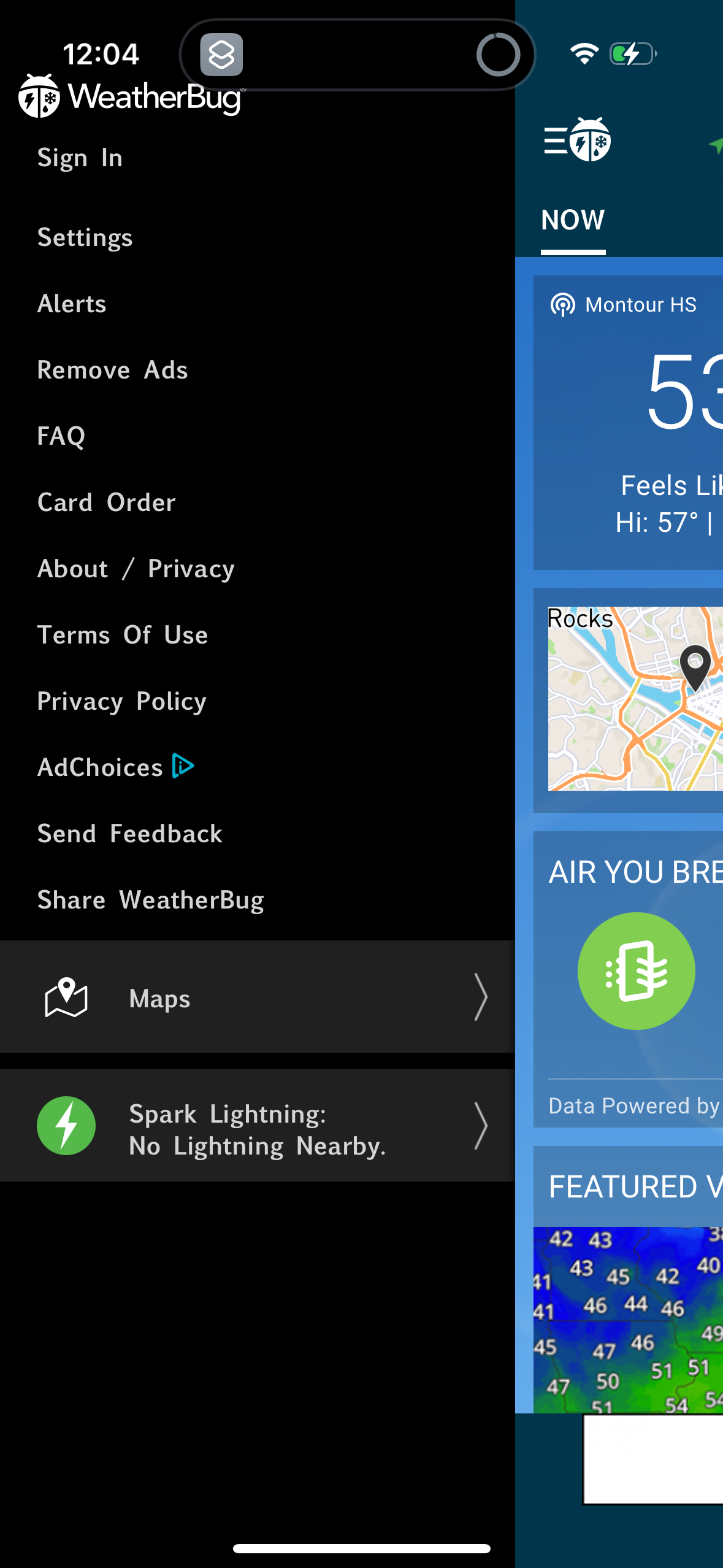 weatherbug app screenshot 20
