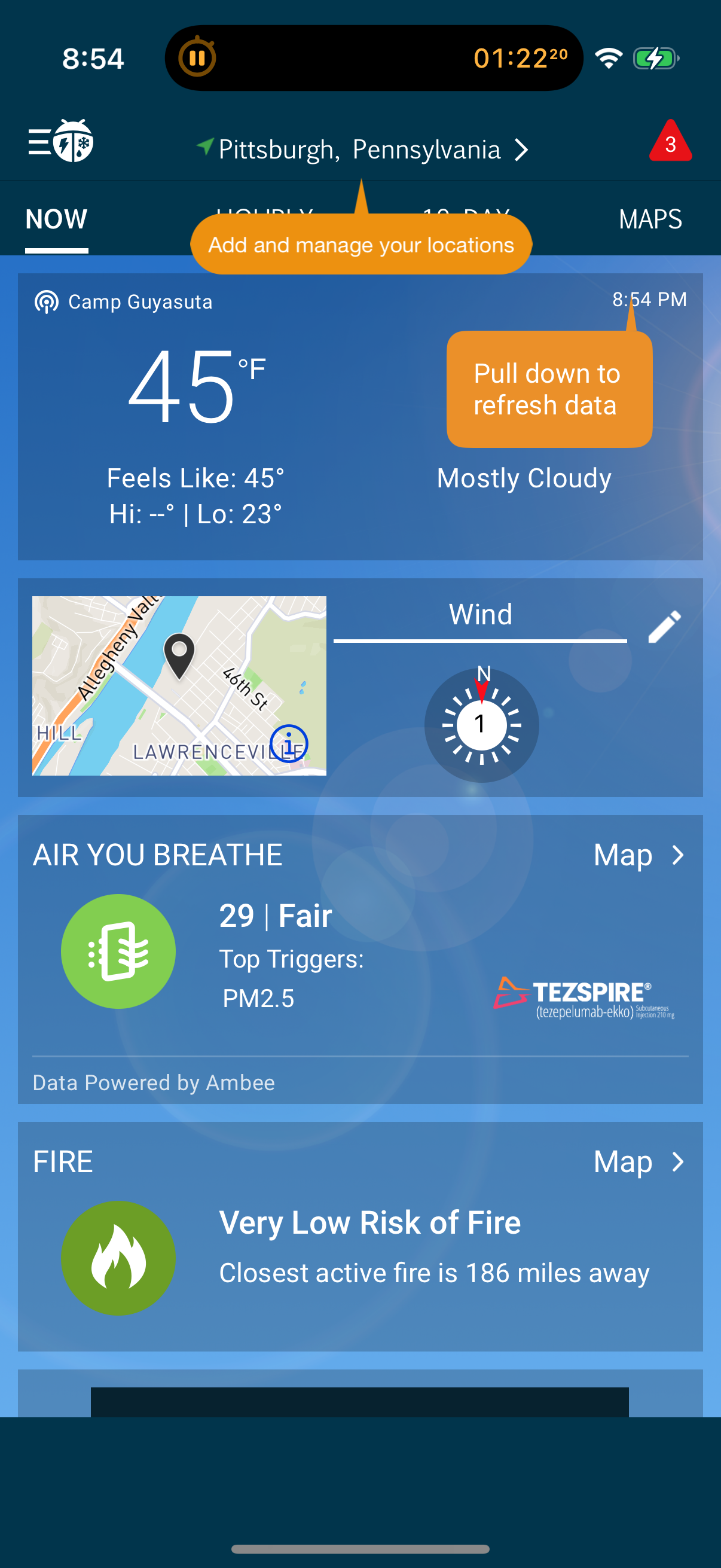 weatherbug app screenshot 2