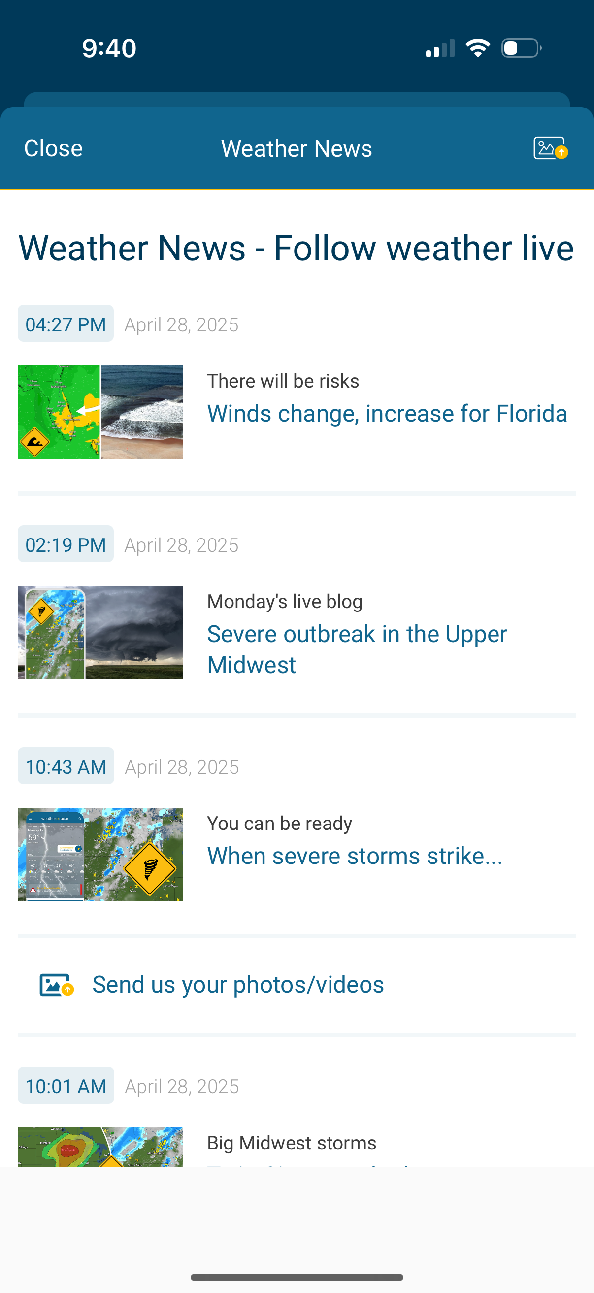 weatherradar app screenshot 6