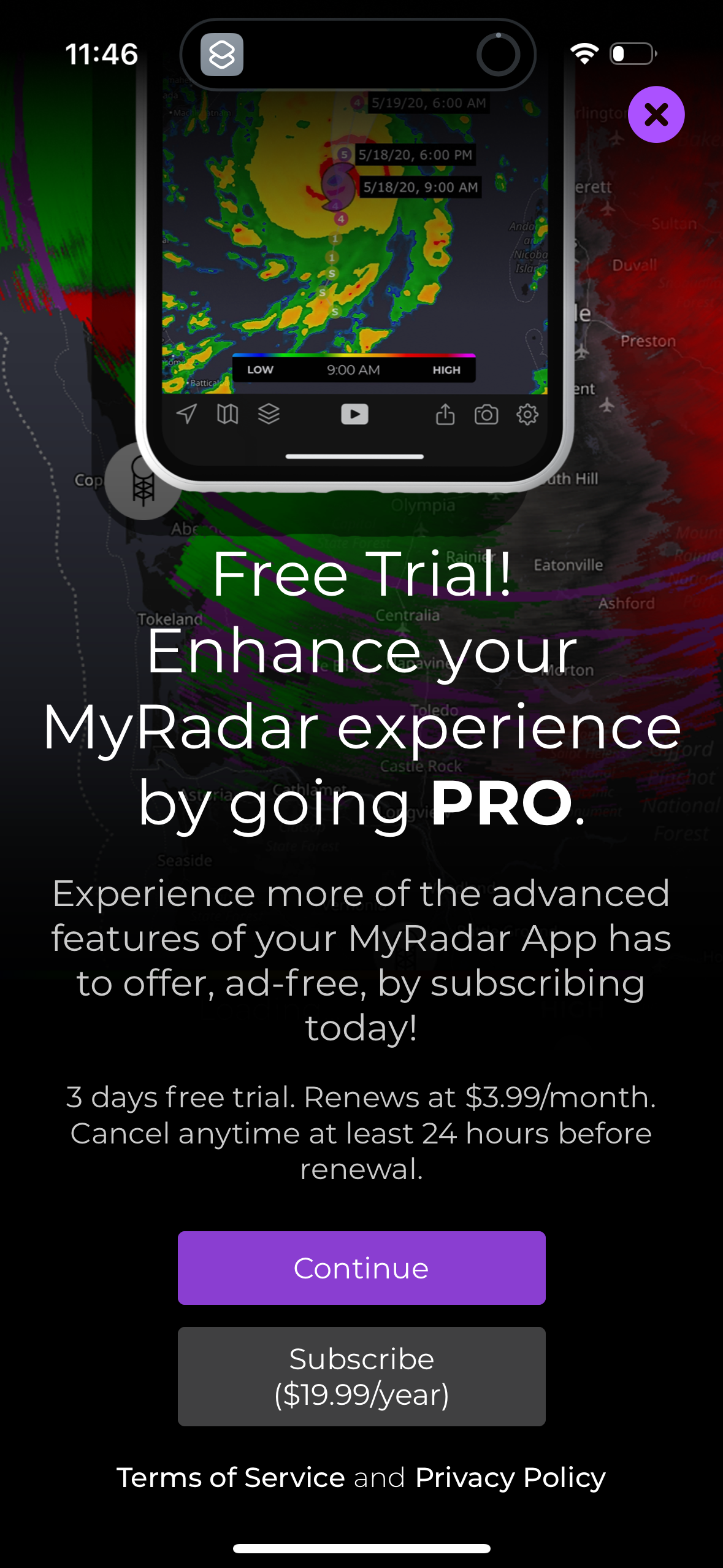 myradar app screenshot 6