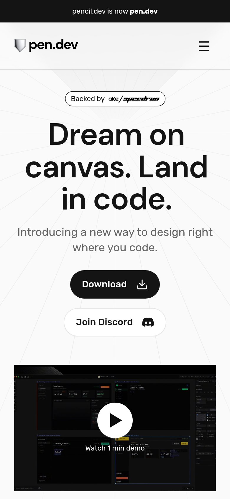 pen.dev mobile capture for Mobile web
