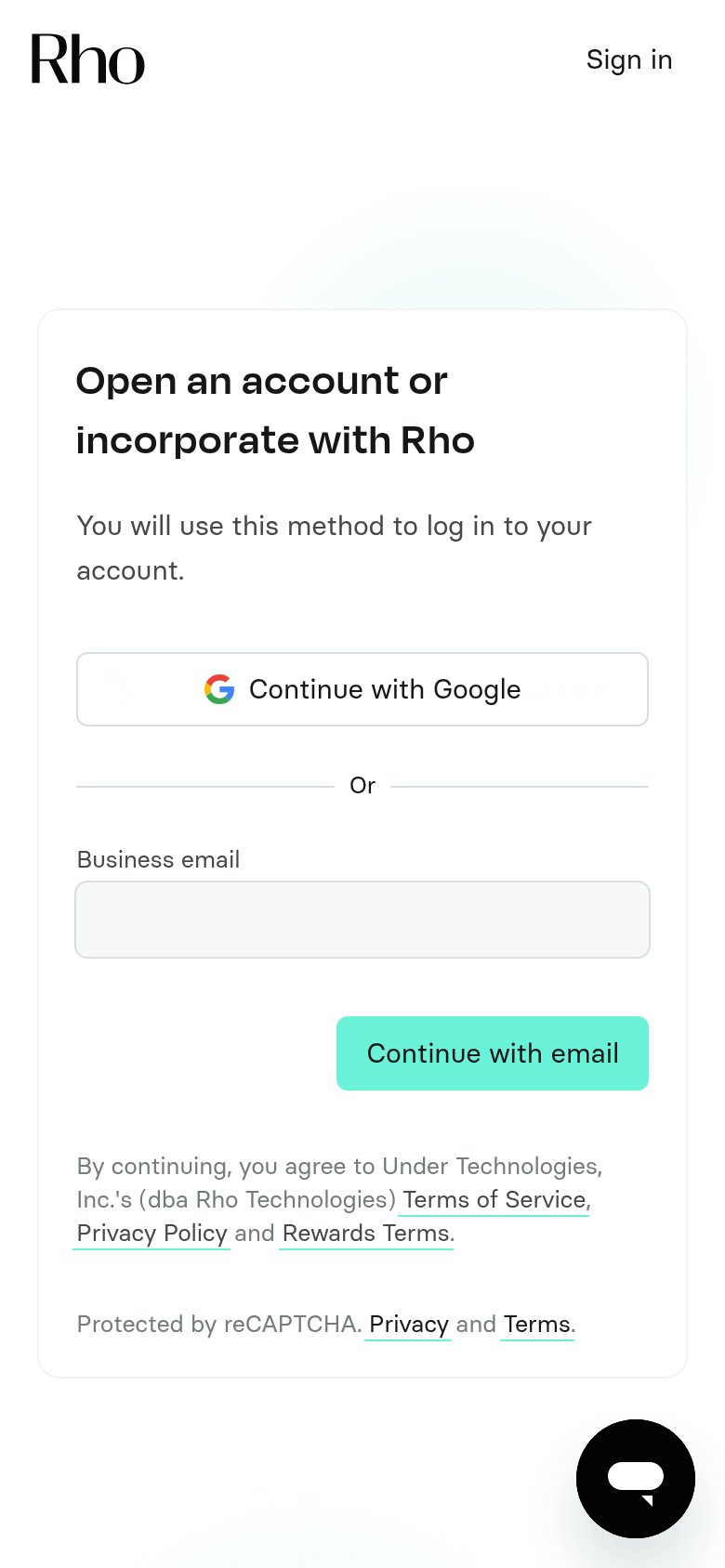 Rho mobile capture for Mobile web