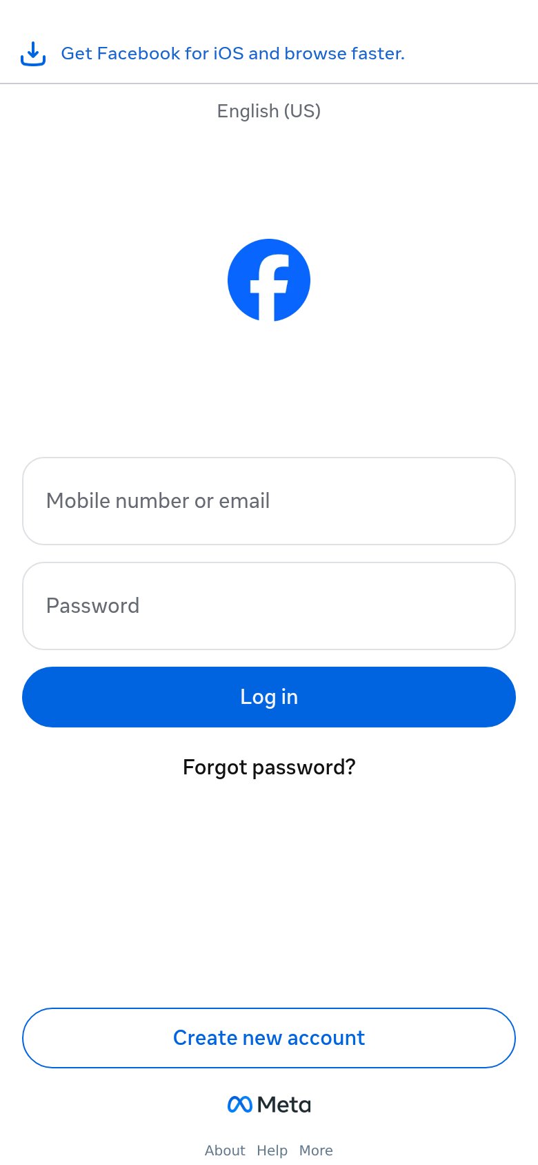 Facebook Marketplace mobile capture for Mobile web