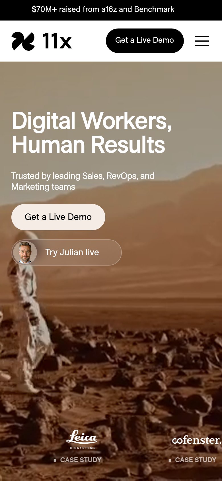 11x mobile capture for Mobile web