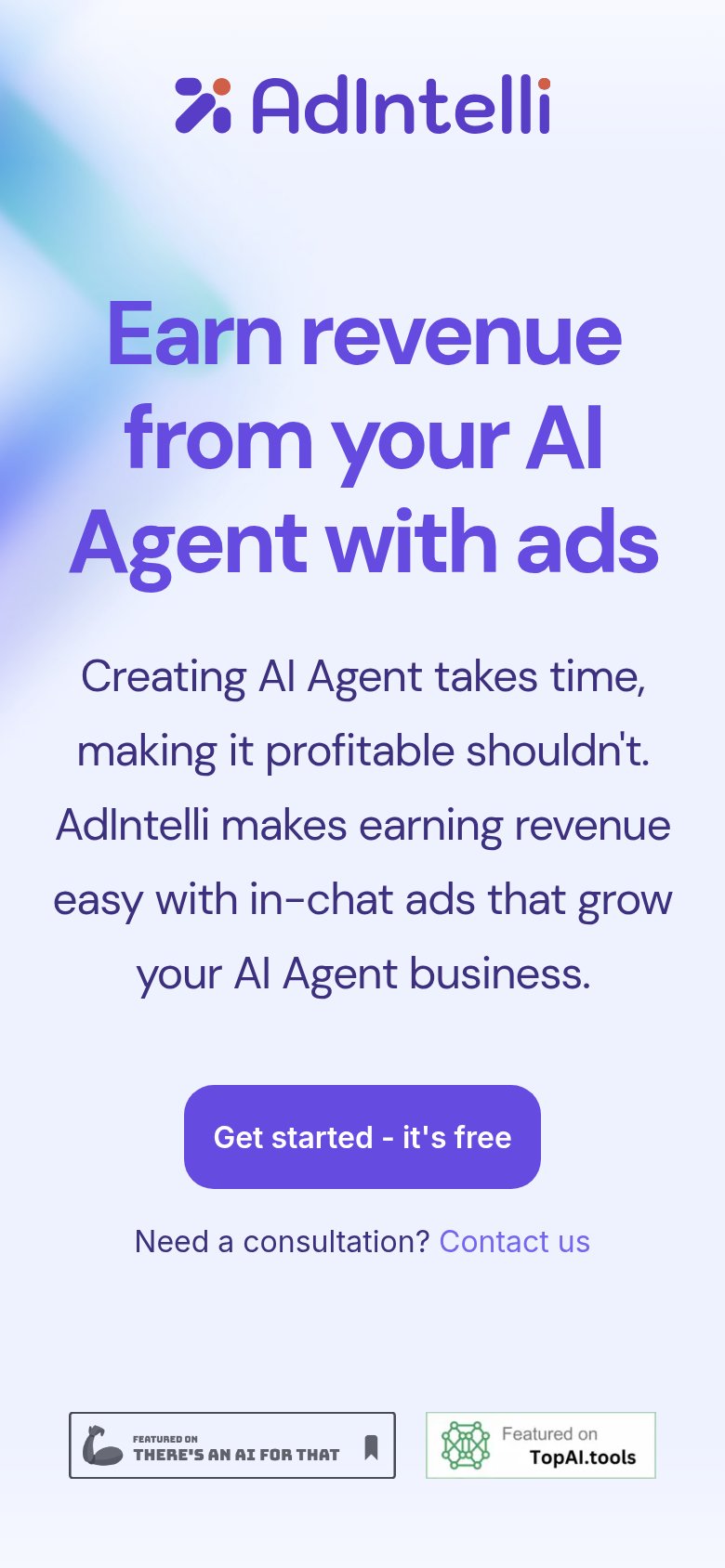 AdIntelli mobile capture for Mobile web