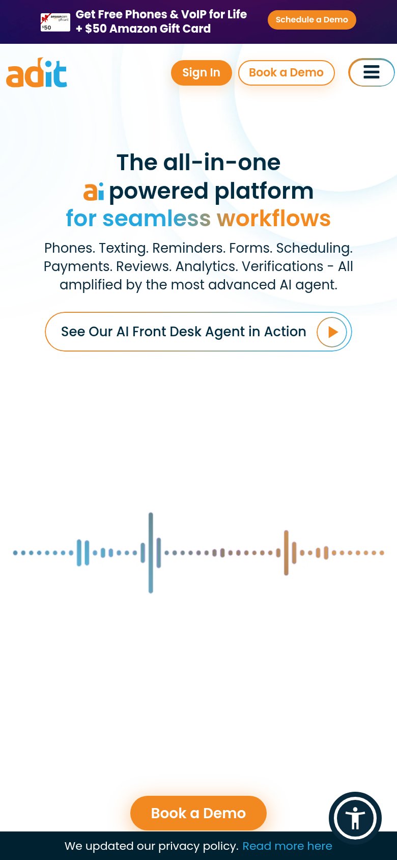 Adit mobile capture for Mobile web