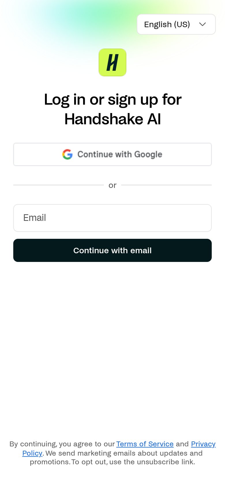 Handshake AI mobile capture for Mobile web