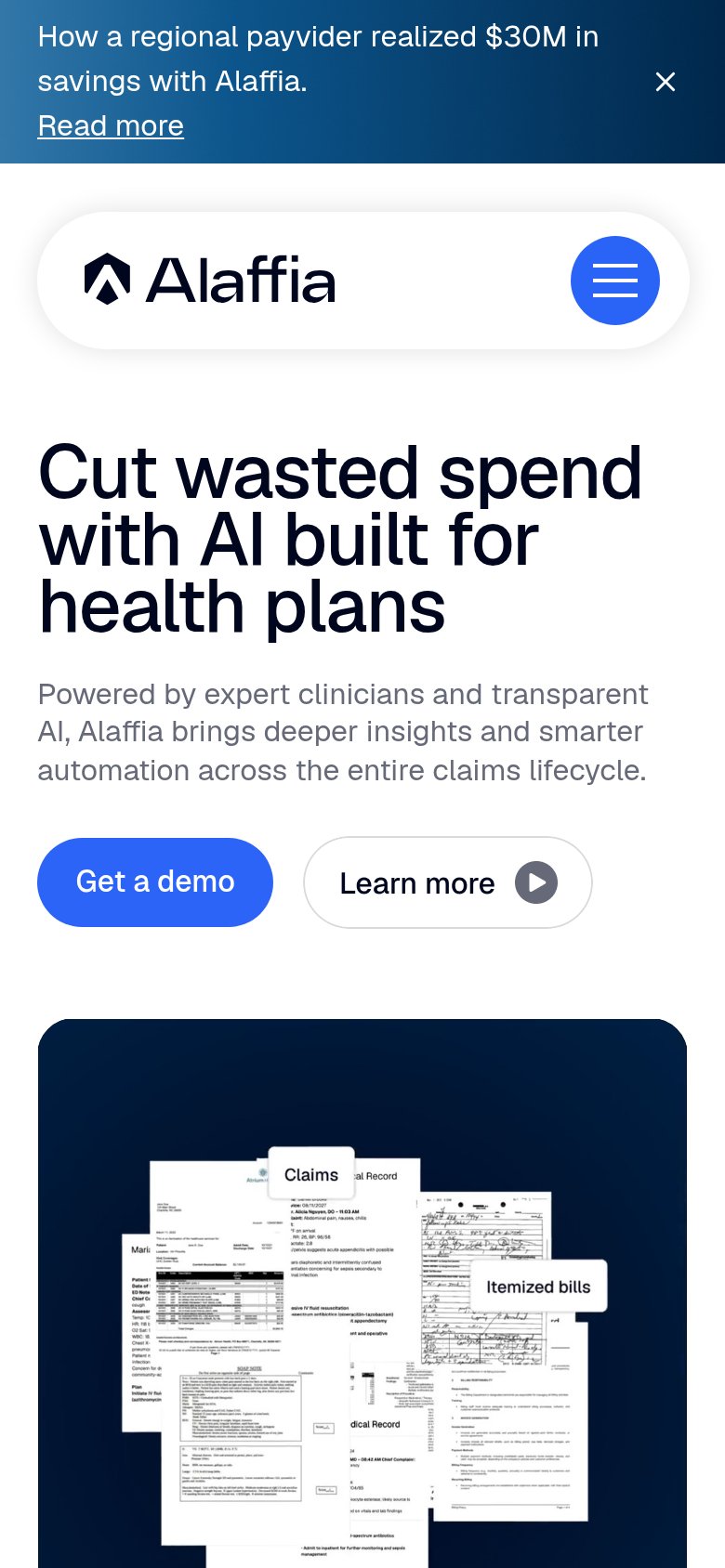 Alaffia Health mobile capture for Mobile web