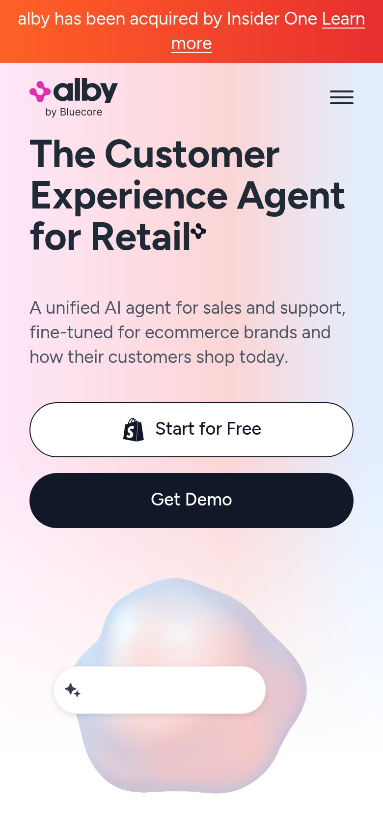 Alby mobile capture for Mobile web