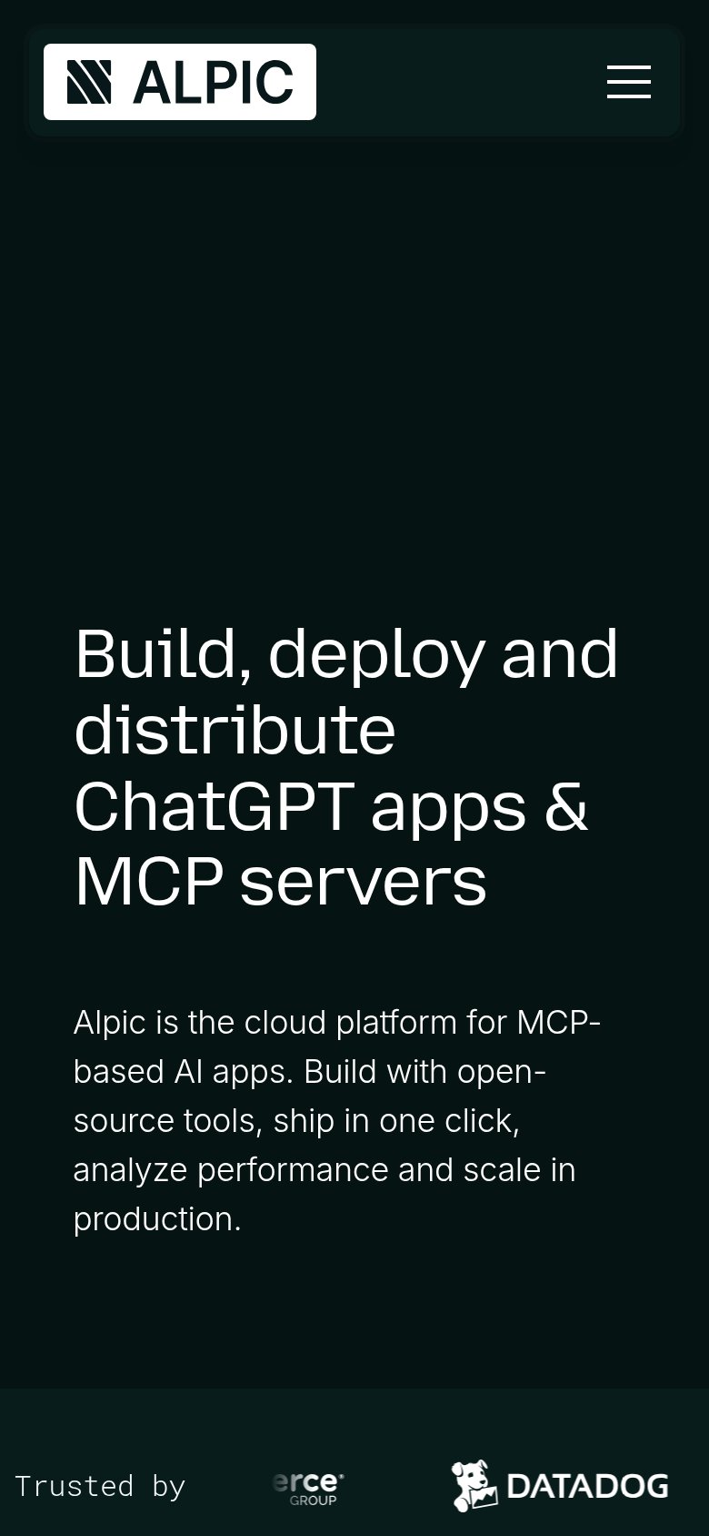 Alpic mobile capture for Mobile web