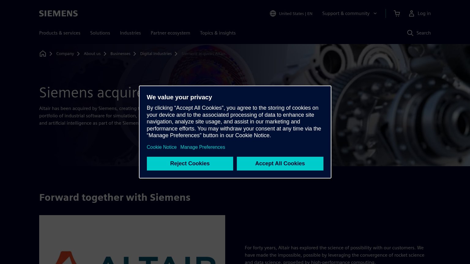 PhysicsAI by Altair desktop capture for Trust