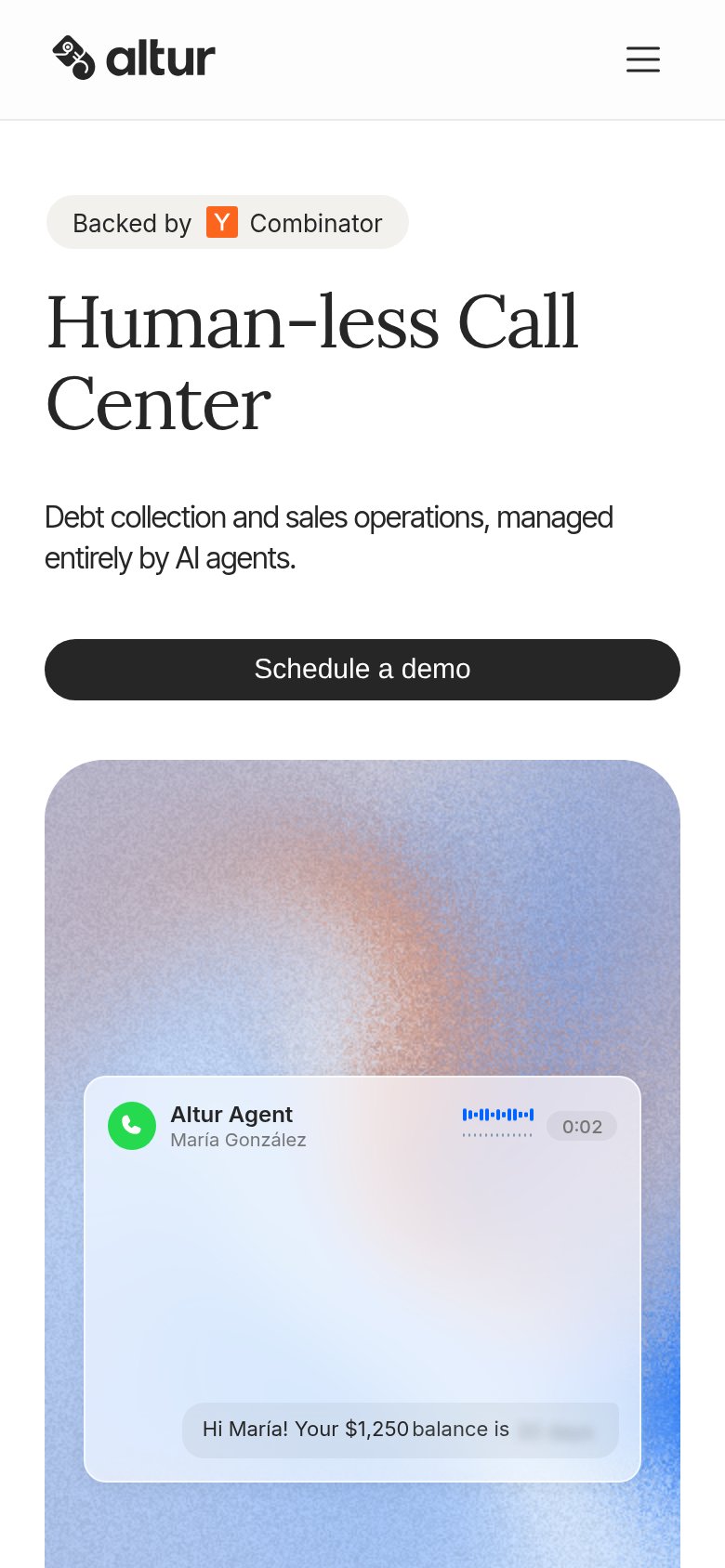 Altur mobile capture for Mobile web