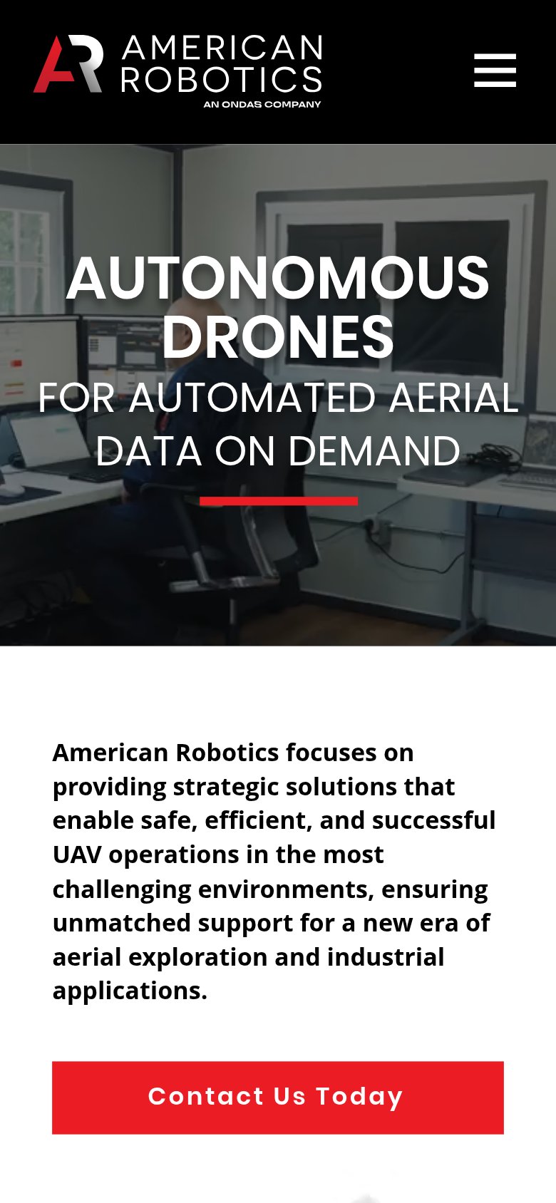 American Robotics mobile capture for Mobile web