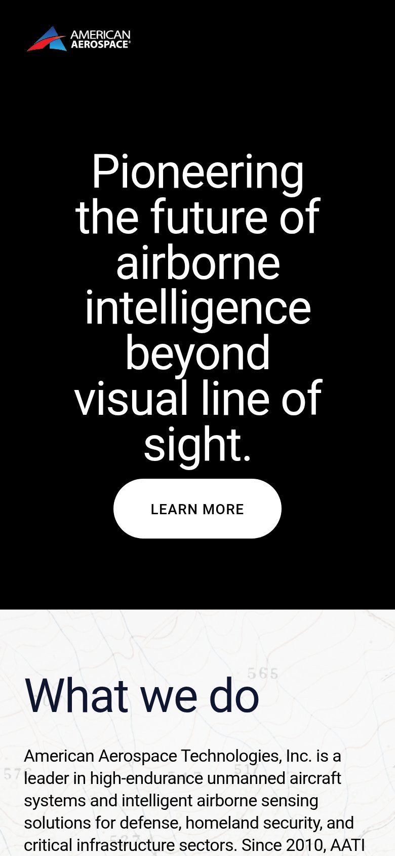 American Aerospace Technologies mobile capture for Mobile web