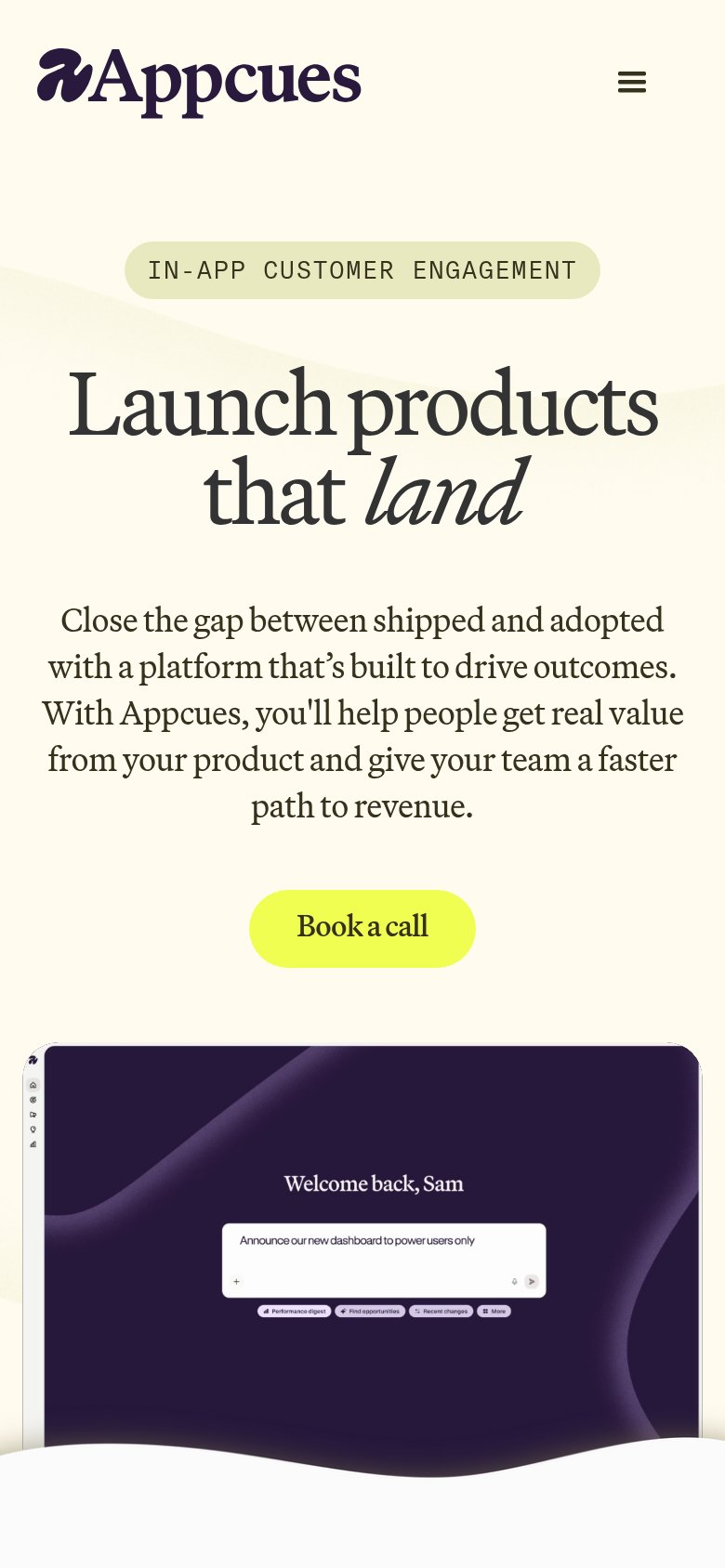 Appcues mobile capture for Mobile web