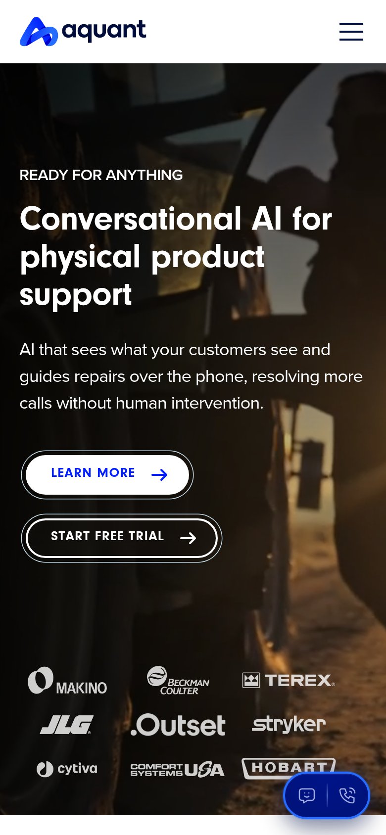 Aquant mobile capture for Mobile web