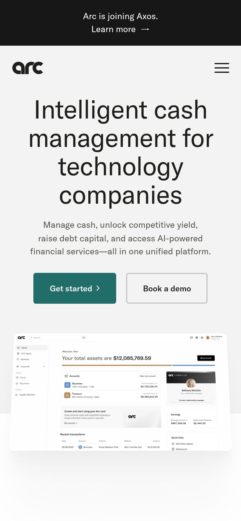 Arc mobile capture for Mobile web