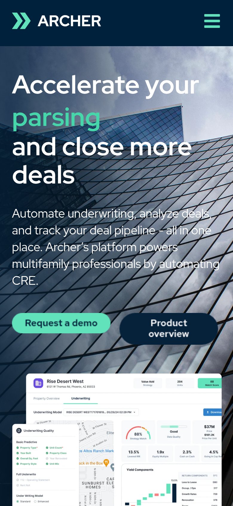 Archer mobile capture for Mobile web