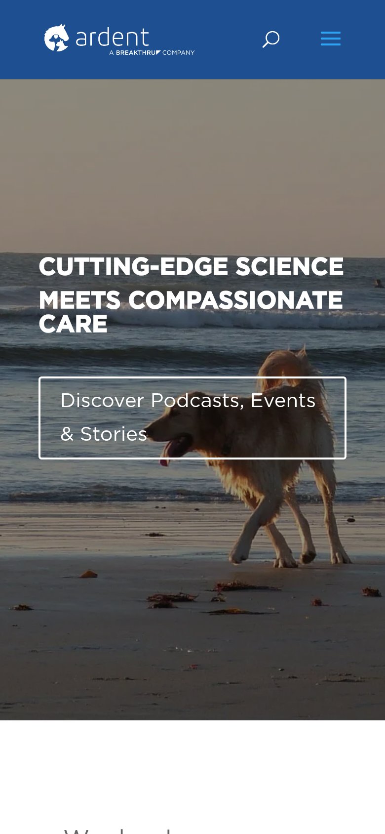 Ardent Animal Health mobile capture for Mobile web