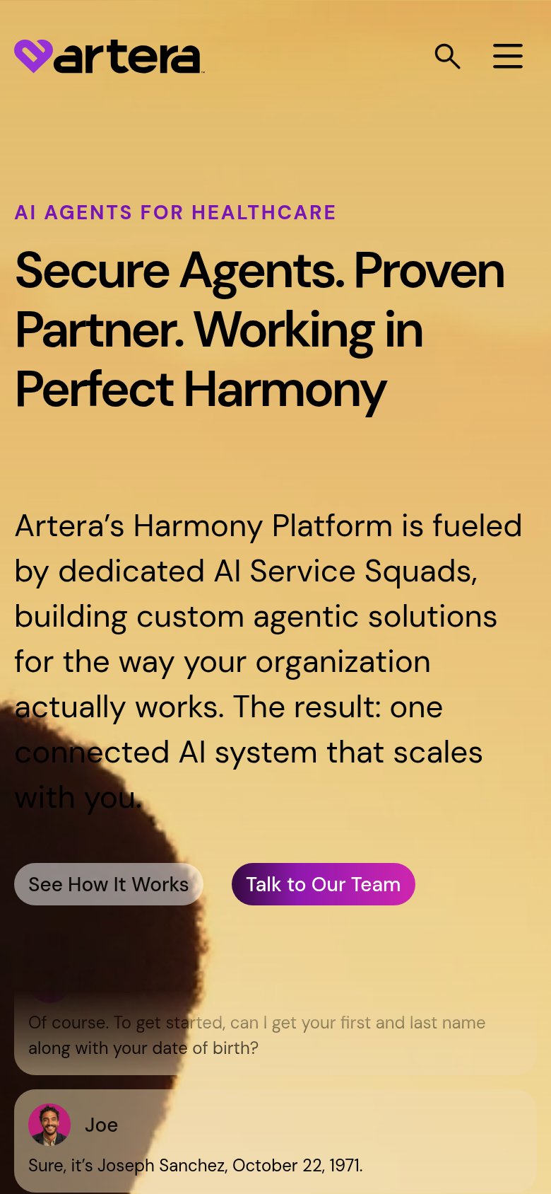 Artera mobile capture for Mobile web