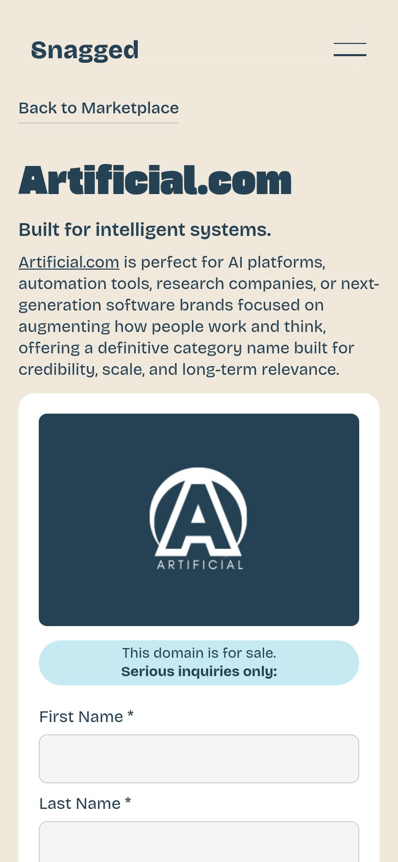 Artificial mobile capture for Mobile web