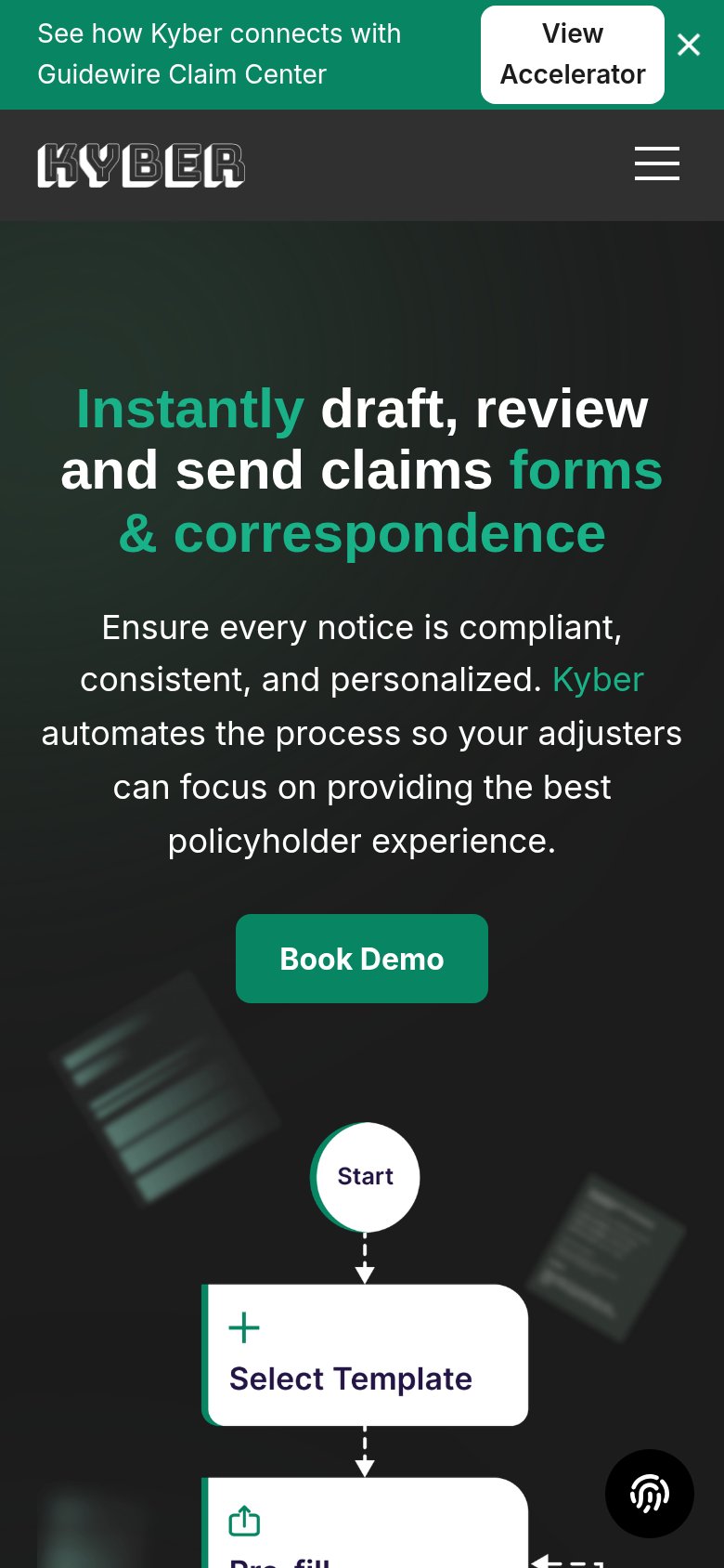Kyber mobile capture for Mobile web