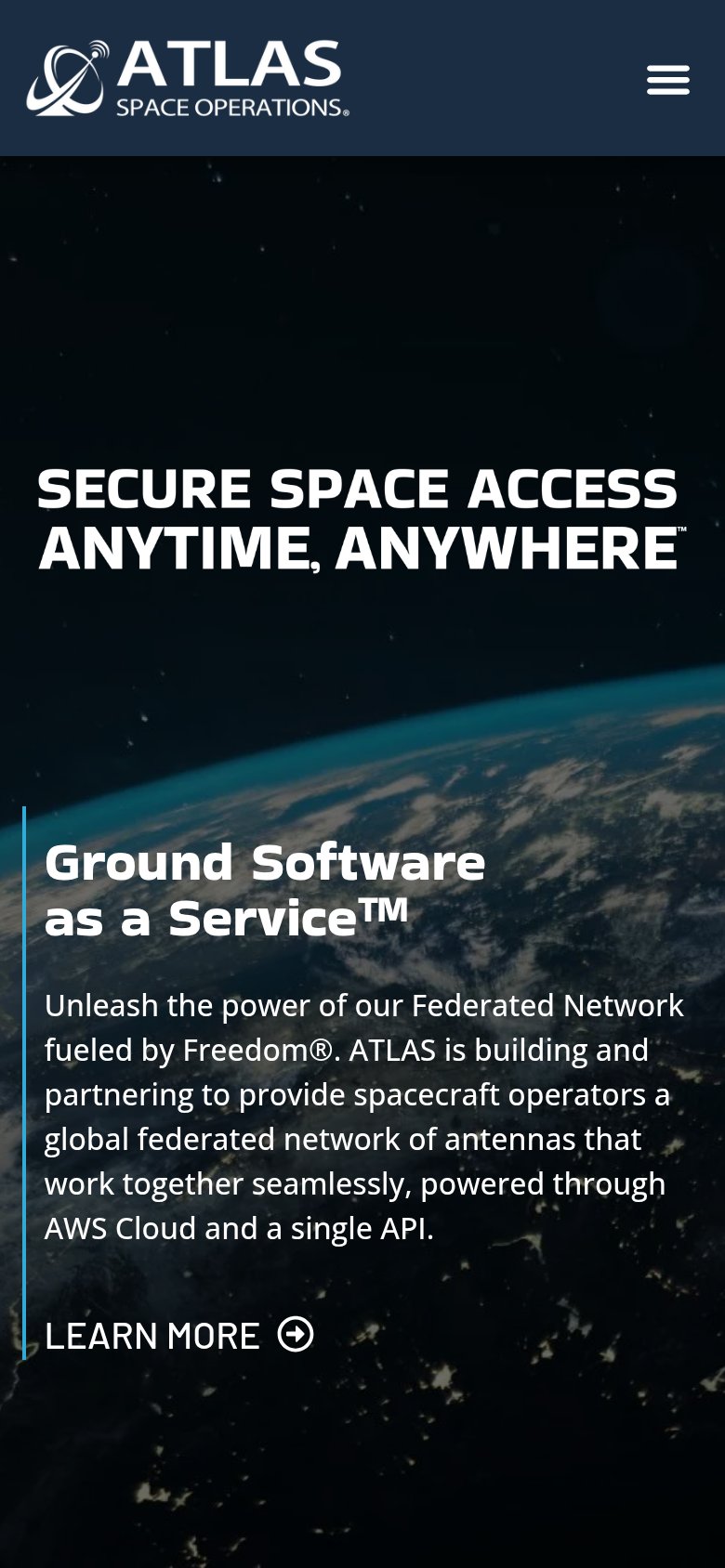 ATLAS Space Operations mobile capture for Mobile web