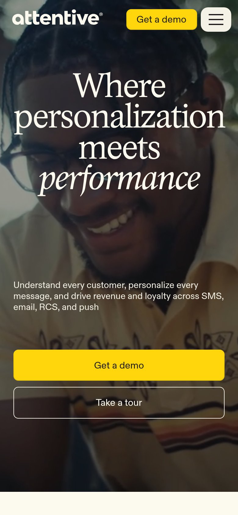 Attentive mobile capture for Mobile web