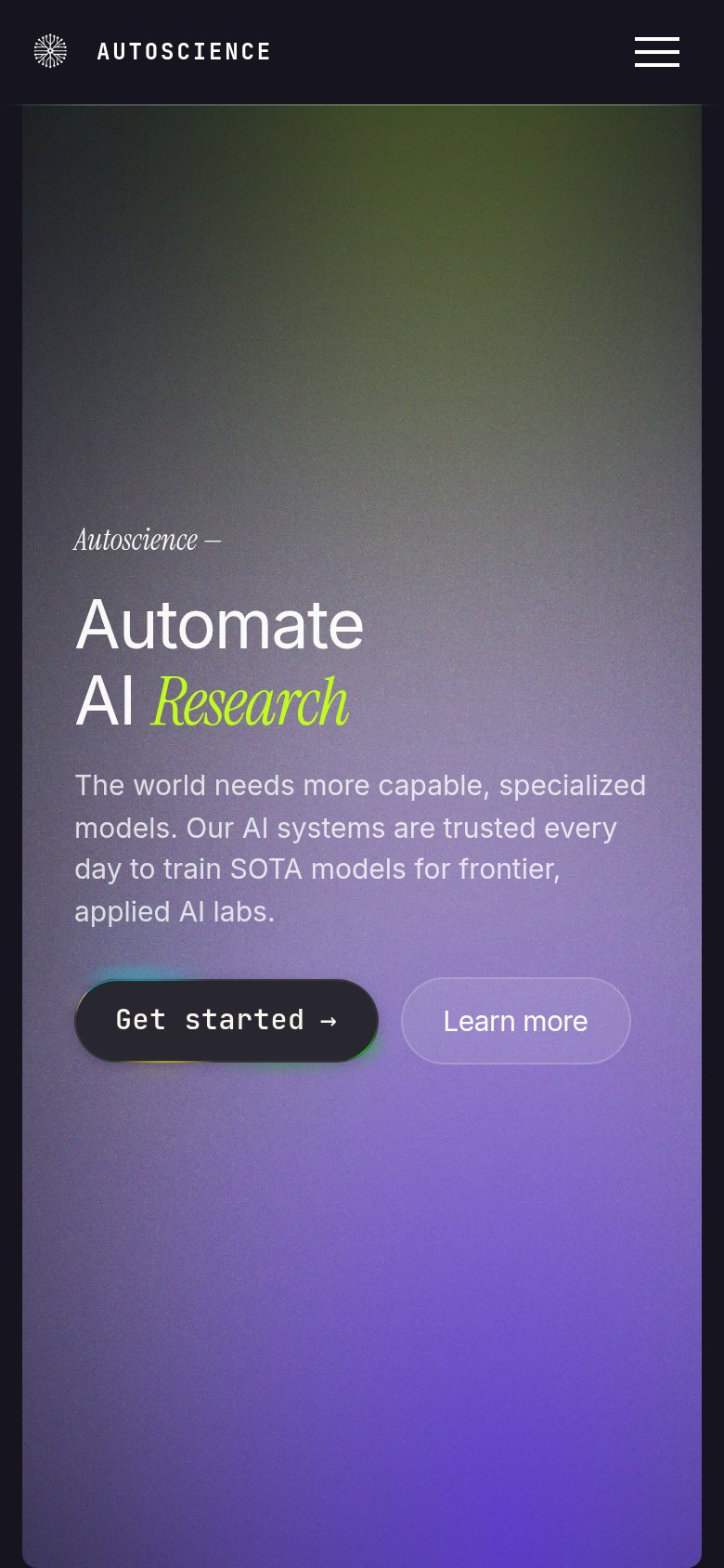 Autoscience mobile capture for Mobile web