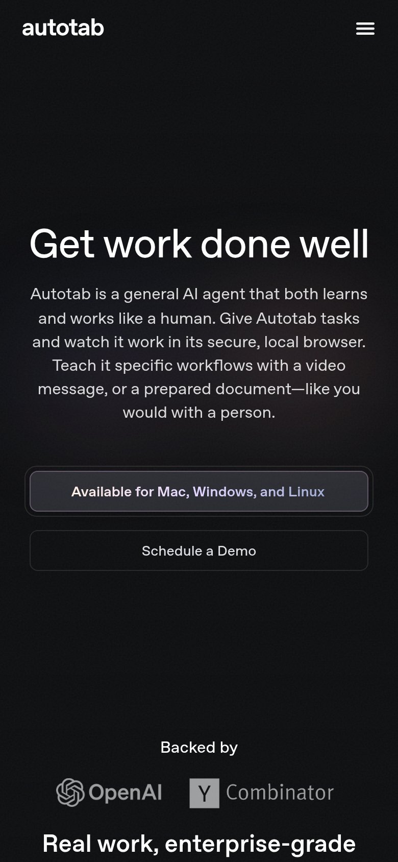 Autotab mobile capture for Mobile web