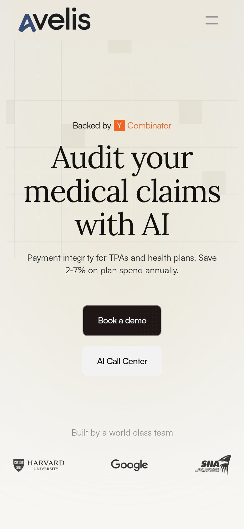 Avelis Health mobile capture for Mobile web
