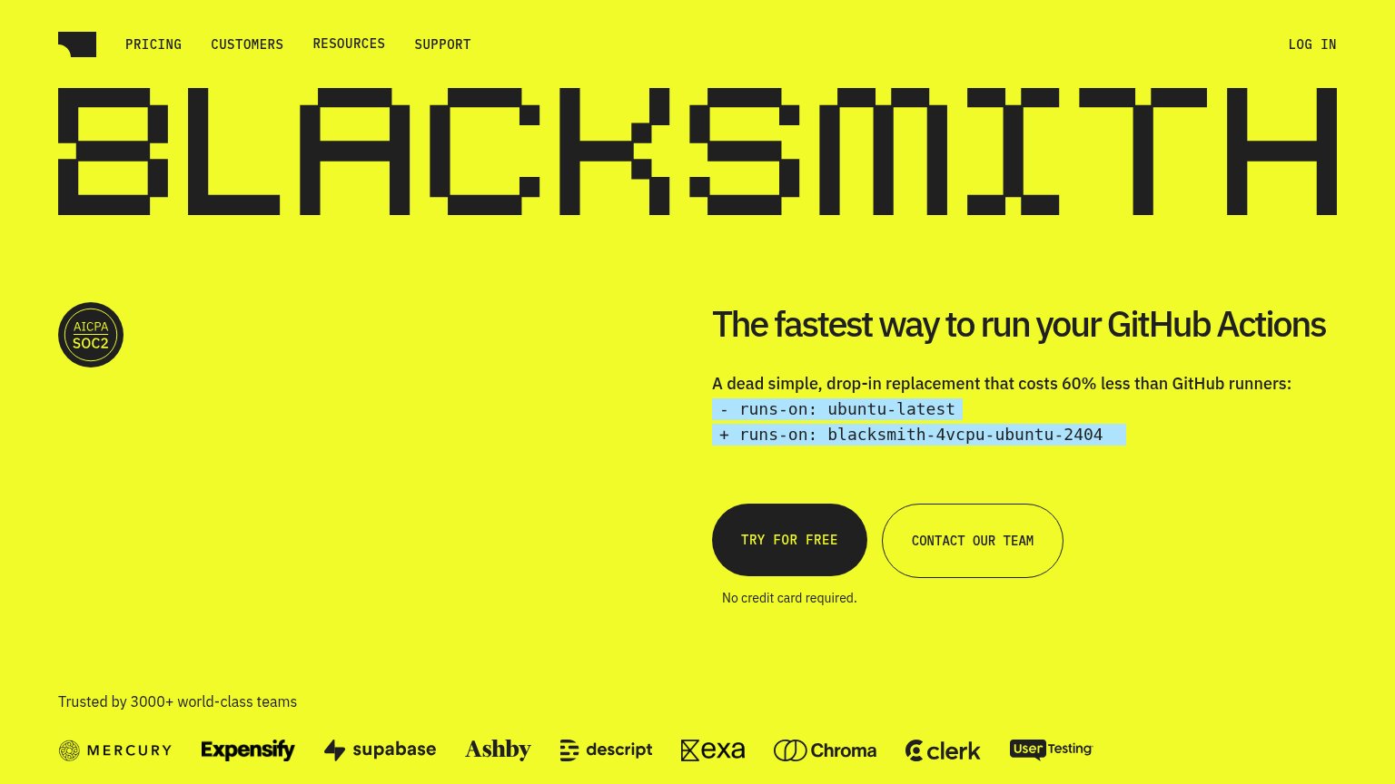 Blacksmith desktop capture for Trust