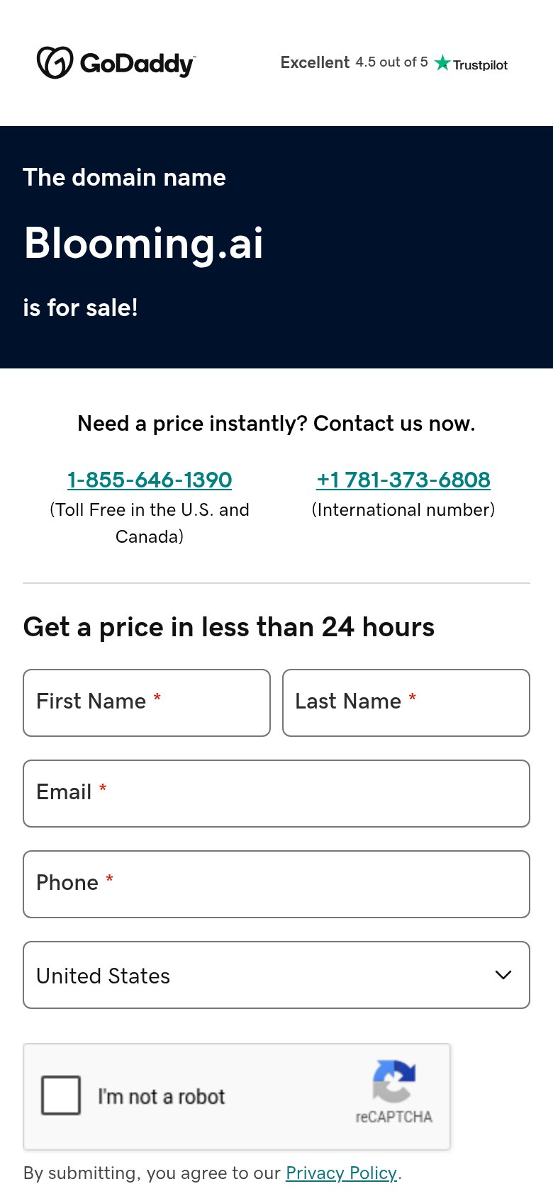 Blooming.ai (Bloom Messaging) mobile capture for Mobile web