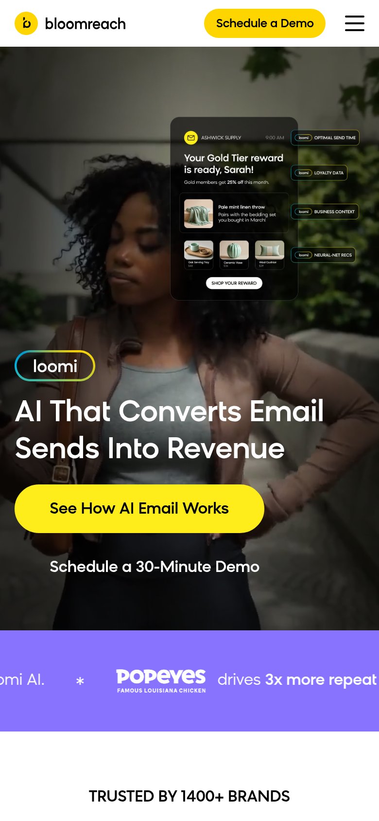 Bloomreach mobile capture for Mobile web