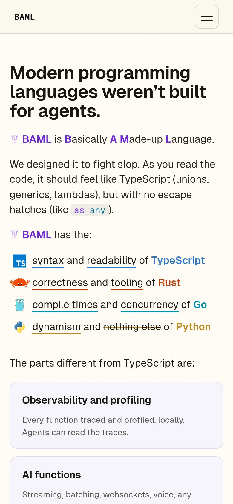 BAML (BoundaryML) mobile capture for Mobile web