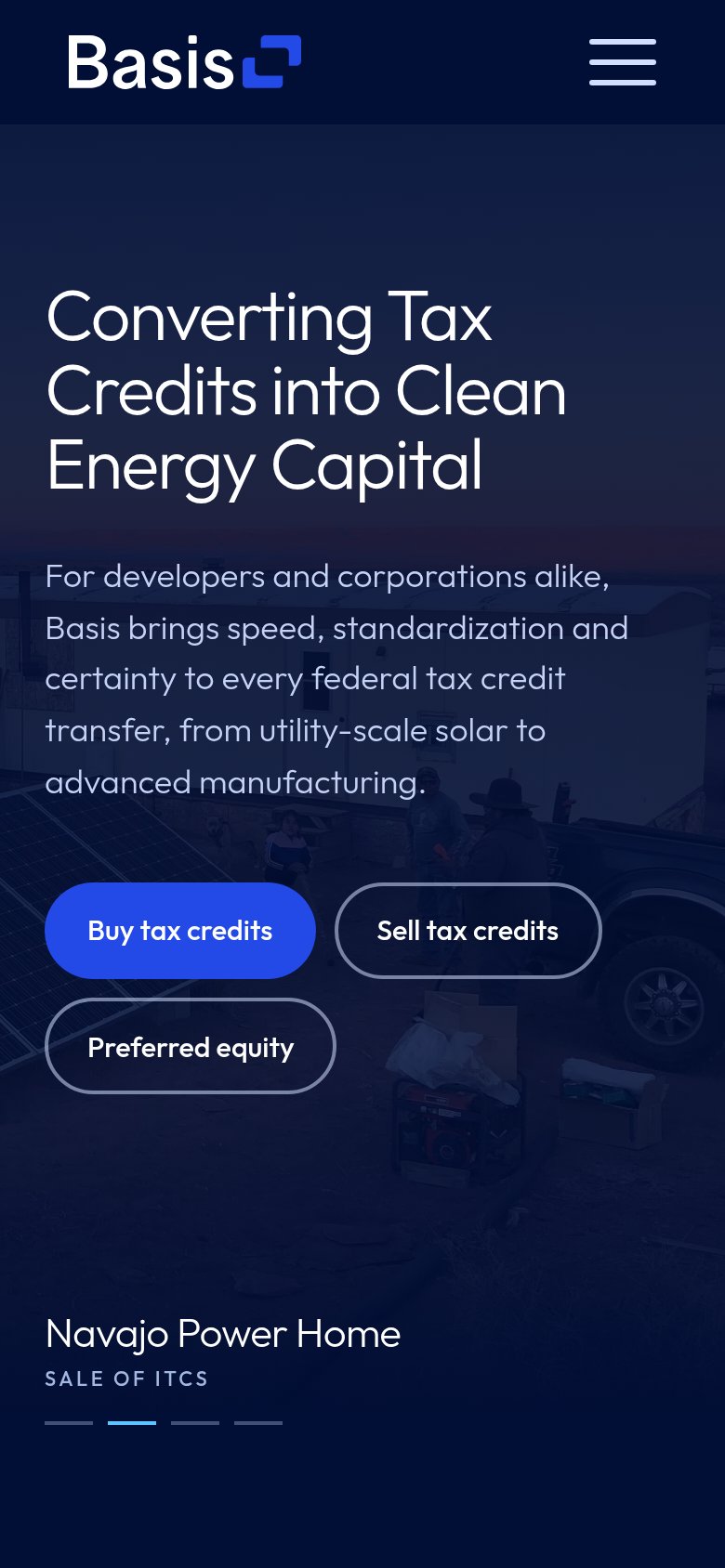Basis (Build with Basis) mobile capture for Mobile web