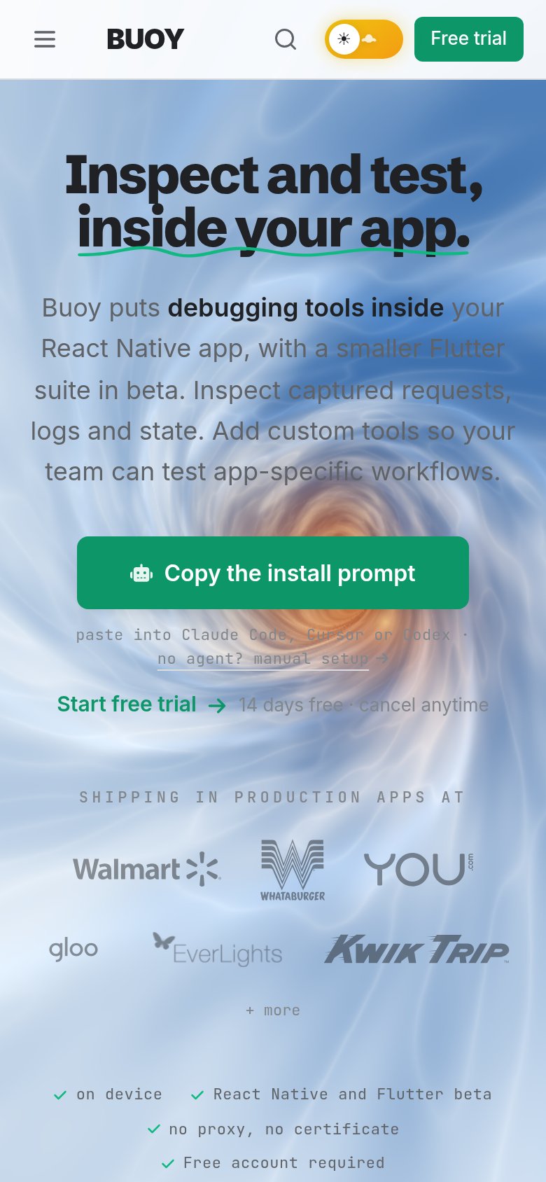 Buoy Studios mobile capture for Mobile web